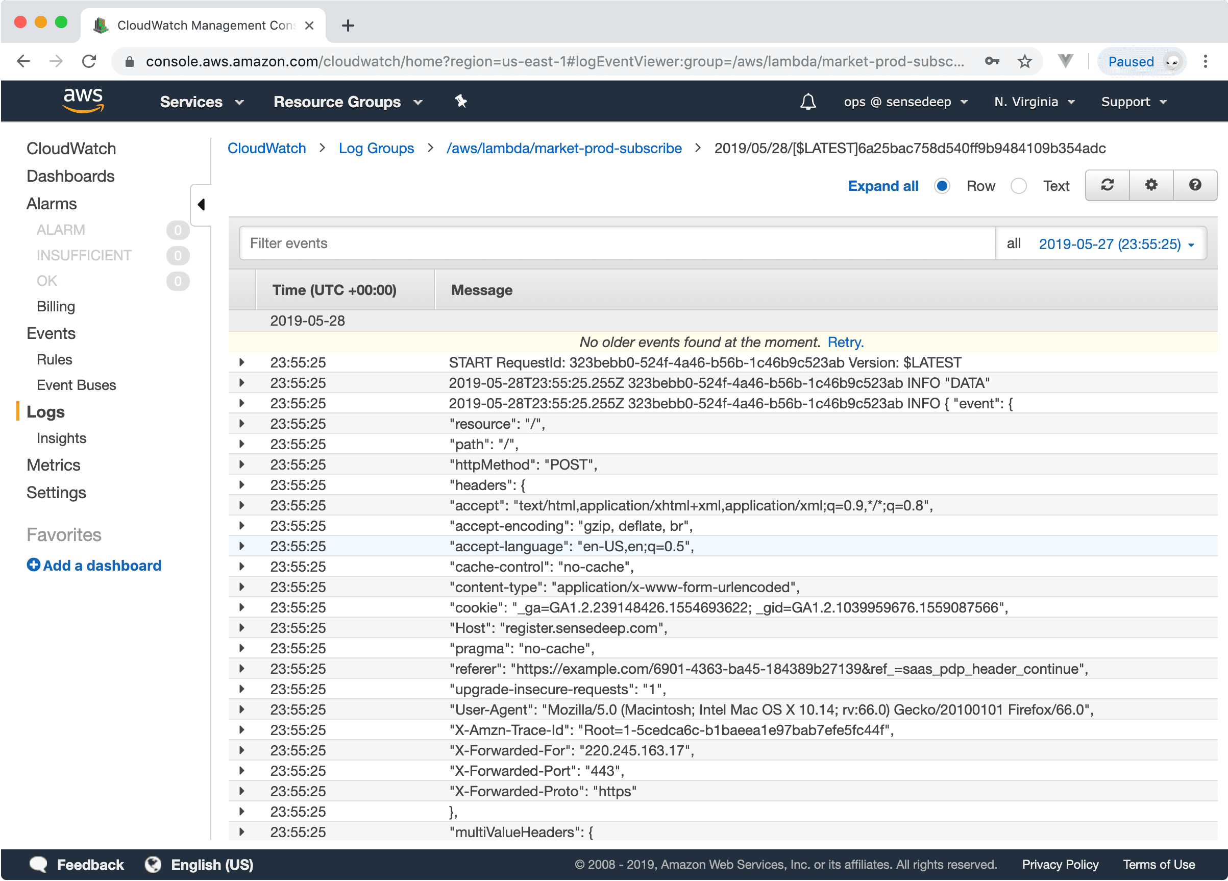 cloudwatch-logs-viewer