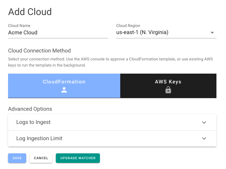 Cloud Configure